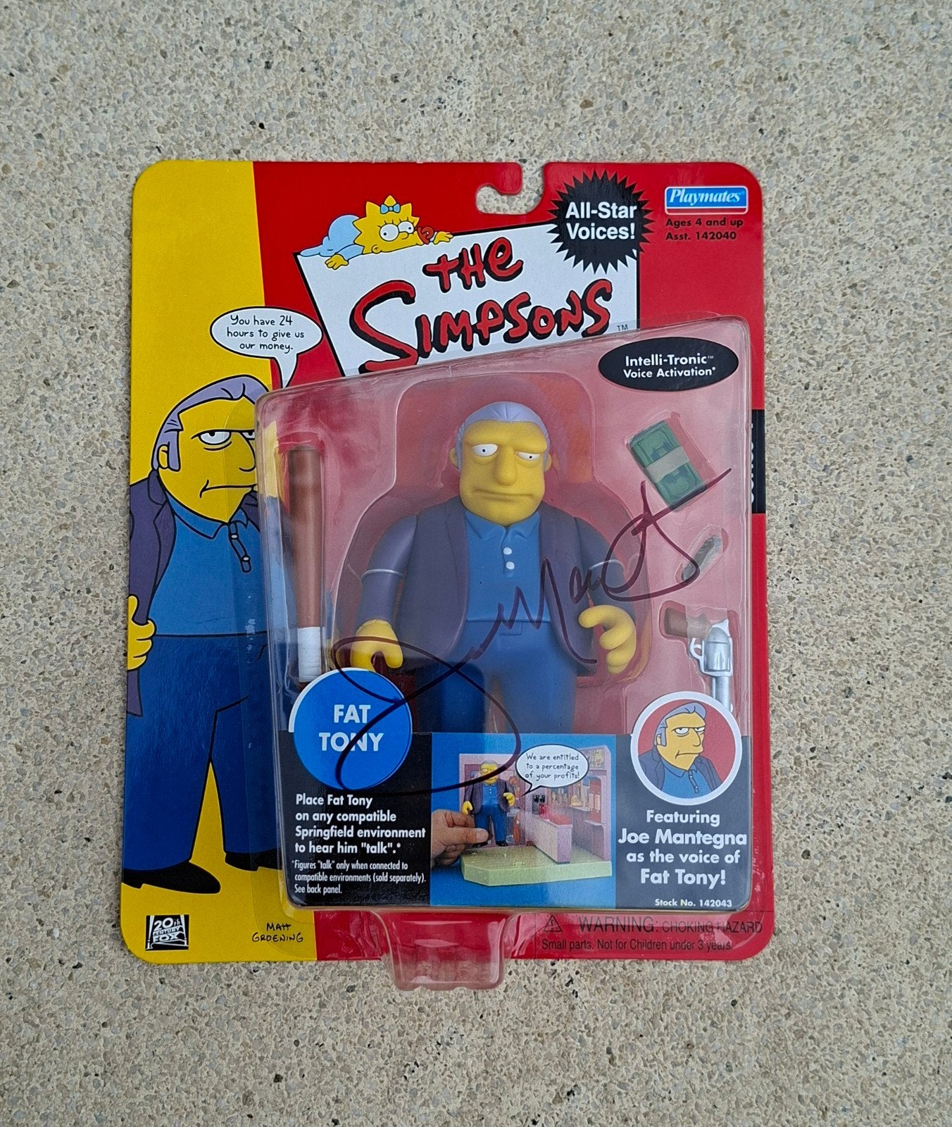 The Simpsons Fat Tony - Gesigneerd door Joe Manteg, Ophalen of Verzenden, Nieuw