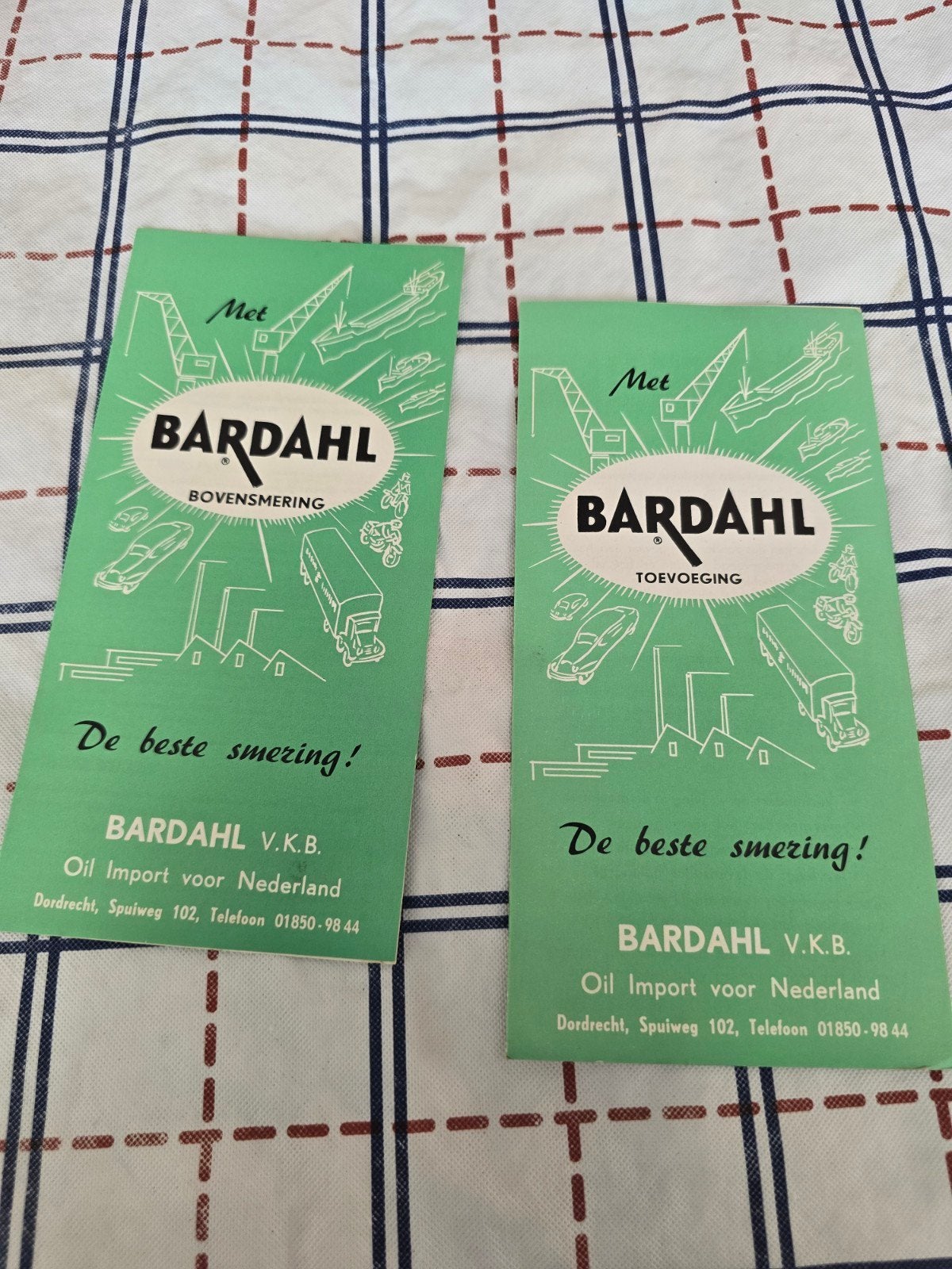 Vintage Bardahl Reclame Folder - De beste smering!, Ophalen of Verzenden