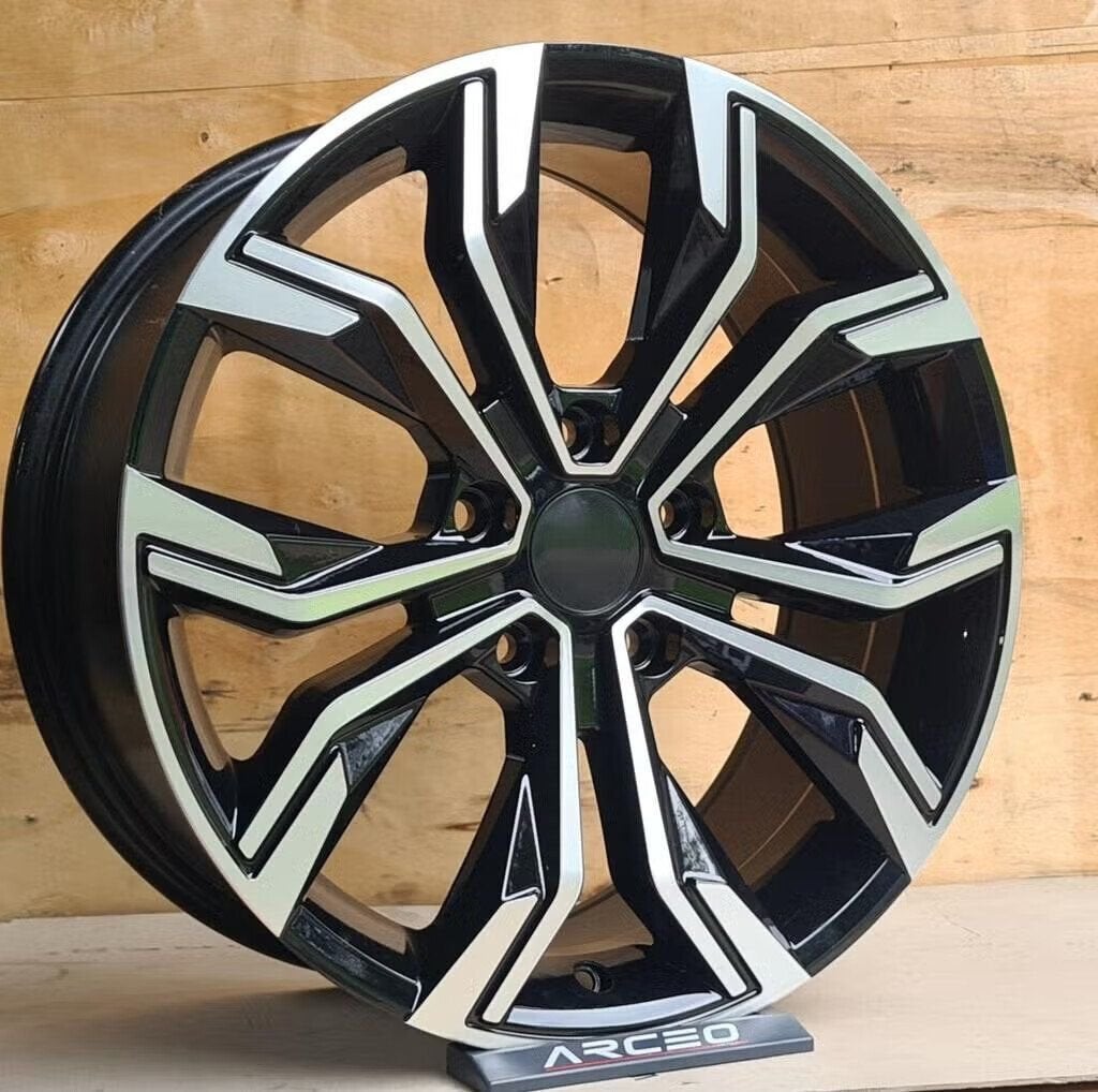 NIEUW 18" BiColor Sport Velgen 5x114.3 Pastop Kia Renault, 18 inch, -, -, Banden en Velgen