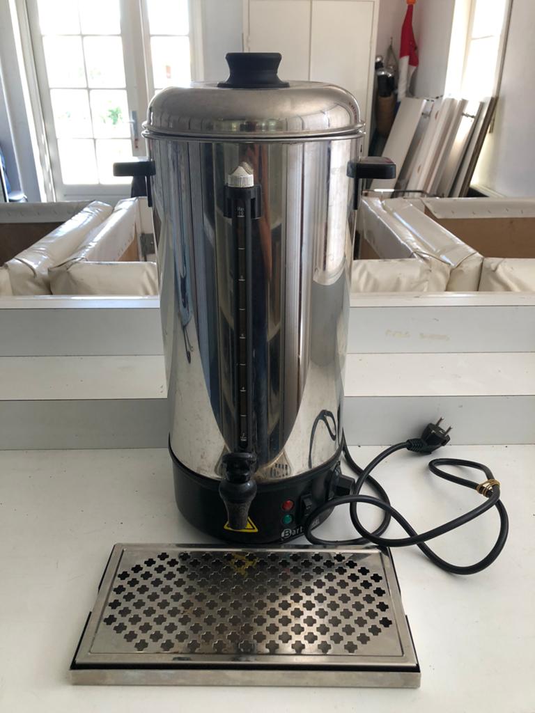 Heet water maker, Ophalen, Gebruikt