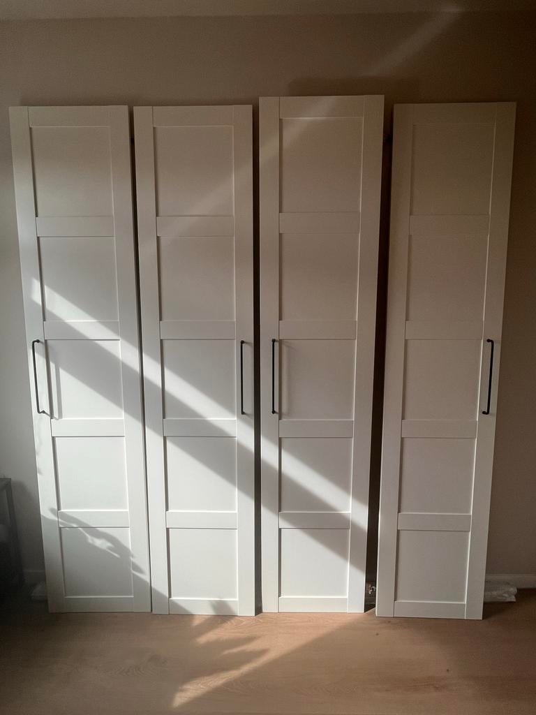 4x IKEA PAX kastdeur wit 50x229 cm, Ophalen, Overige materialen, 200 cm of meer, 50 tot 100 cm