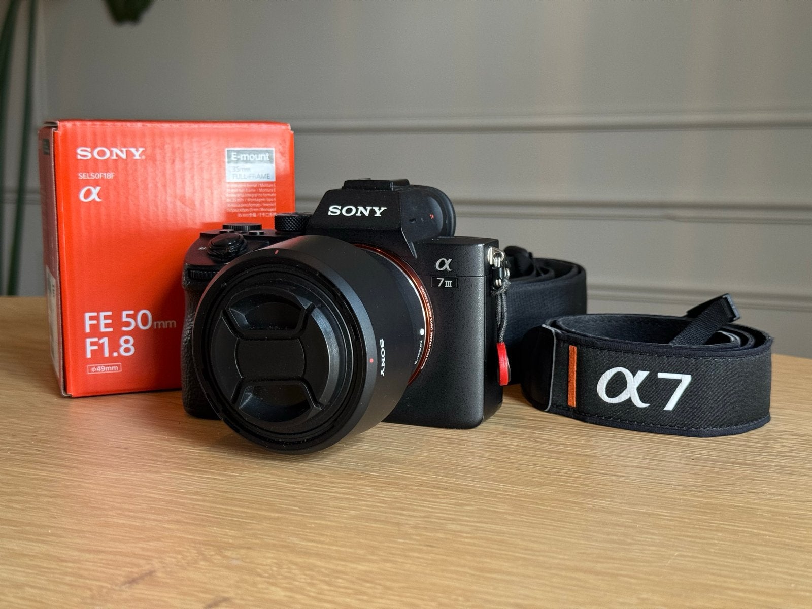 Sony A7 III met FE 50mm f/1.8 lens en Peak Design Slide, Audio, Tv en Foto, Fotocamera's Digitaal, Gebruikt, Beeldstabilisatie