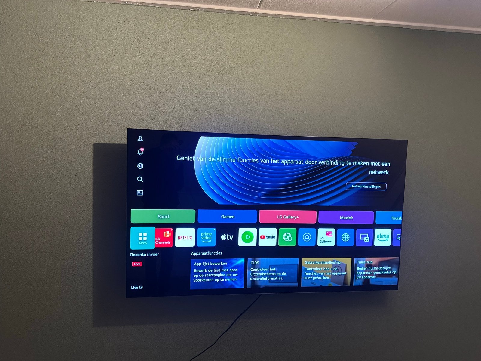 LG OLED C3 65 inch, Ophalen, Zo goed als nieuw, 100 cm of meer, 4k (UHD)