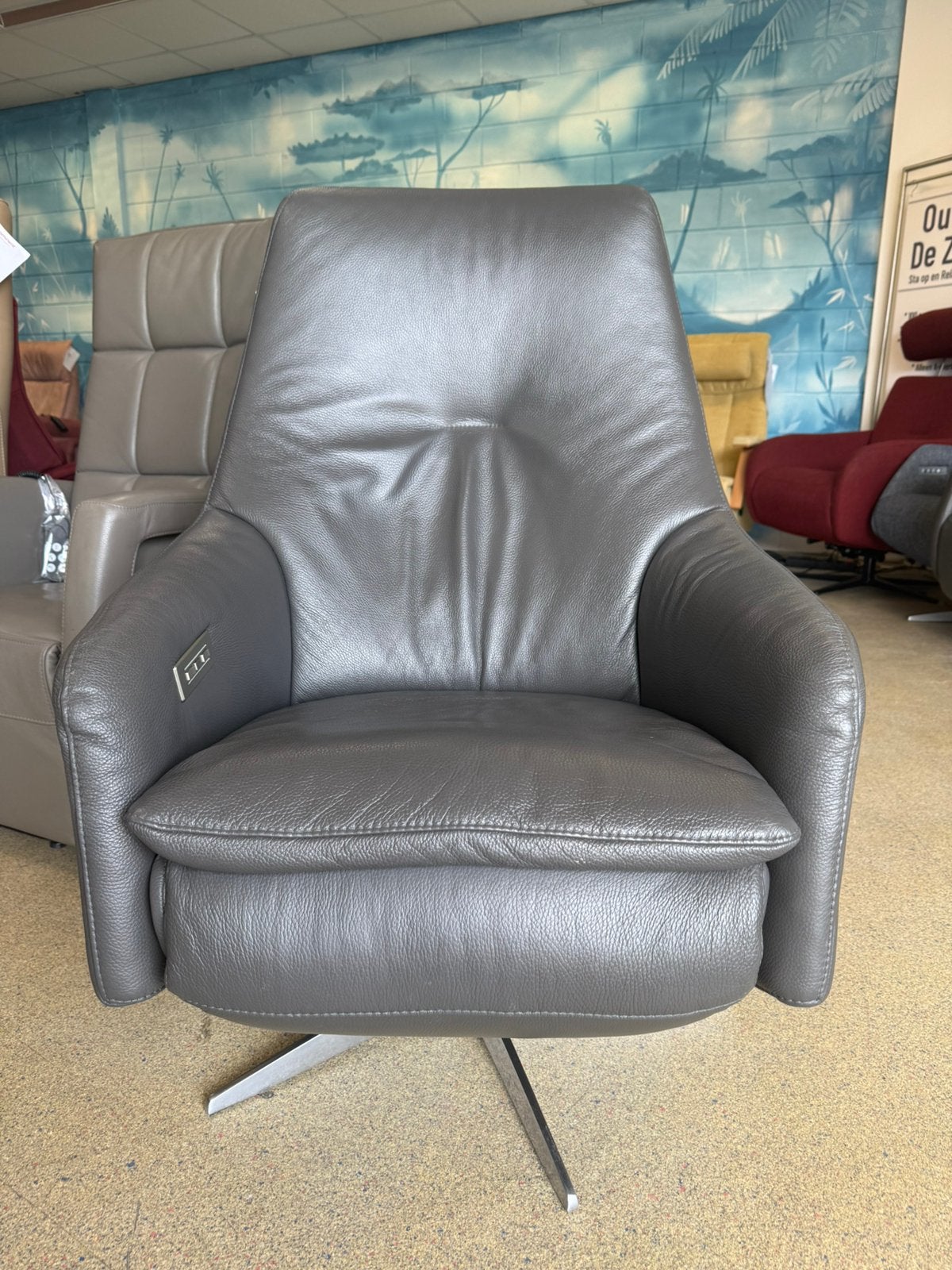 Gealux relax fauteuil met hart waag stand gratis bezorging, Ophalen of Verzenden, Zo goed als nieuw, Leer, Ruim 100 stoelen in alle maten en kleuren