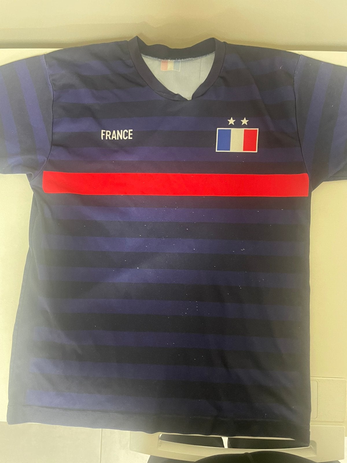Mooi mbappe voetbal setje, Maat XS of kleiner, Ophalen of Verzenden, Gebruikt, Set