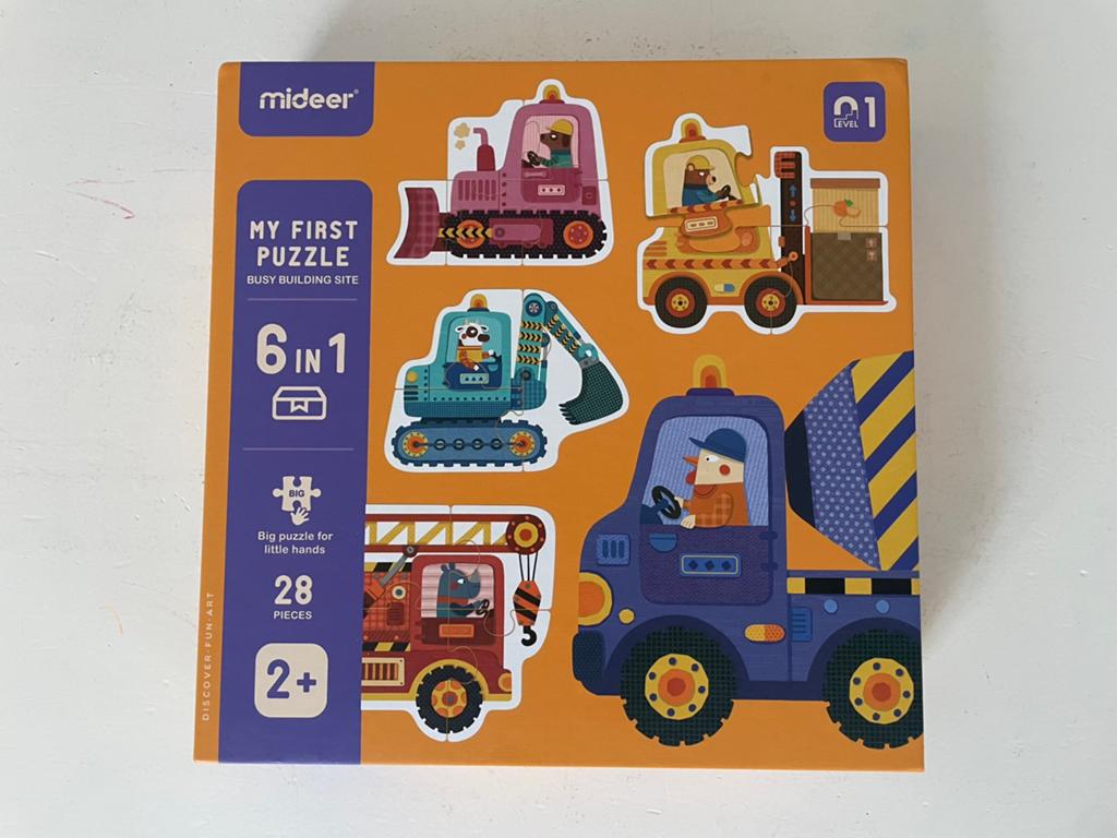 Mideer puzzel vanaf 2jaar, Ophalen of Verzenden, 10 tot 50 stukjes, Gebruikt, 2 tot 4 jaar