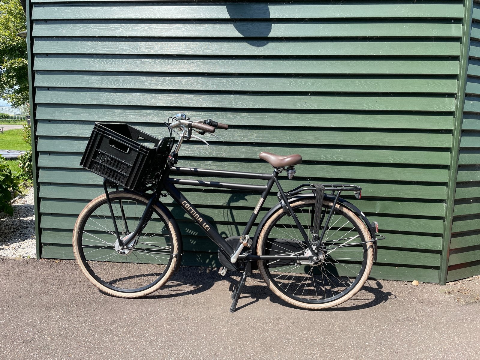 Cortina U4 Transportfiets heren 7 Versnellingen, Gebruikt, Versnellingen, 57 tot 61 cm, Trommelrem