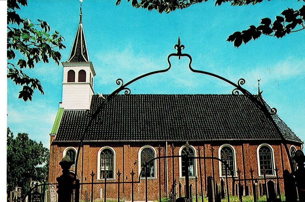 Oudemirdum, Kerk, Verzamelen, Ansichtkaarten | Nederland, Ophalen of Verzenden, Ongelopen, Friesland