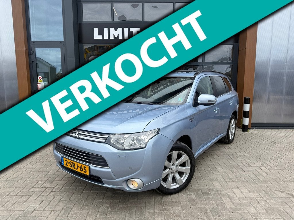 Mitsubishi Outlander 2.0 PHEV instyle/Pano/Leer/Cruise/Navi/, 4 cilinders, Blauw, Vierwielaandrijving, Hybride Elektrisch/Benzine