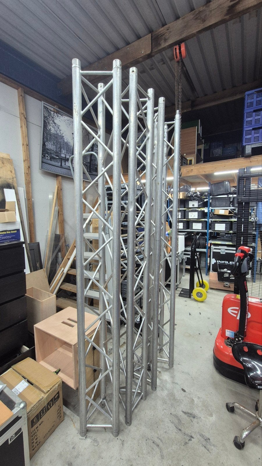 4x Prolyte X30D Truss 2.5m met koppelingen, Ophalen, Gebruikt, Overige typen