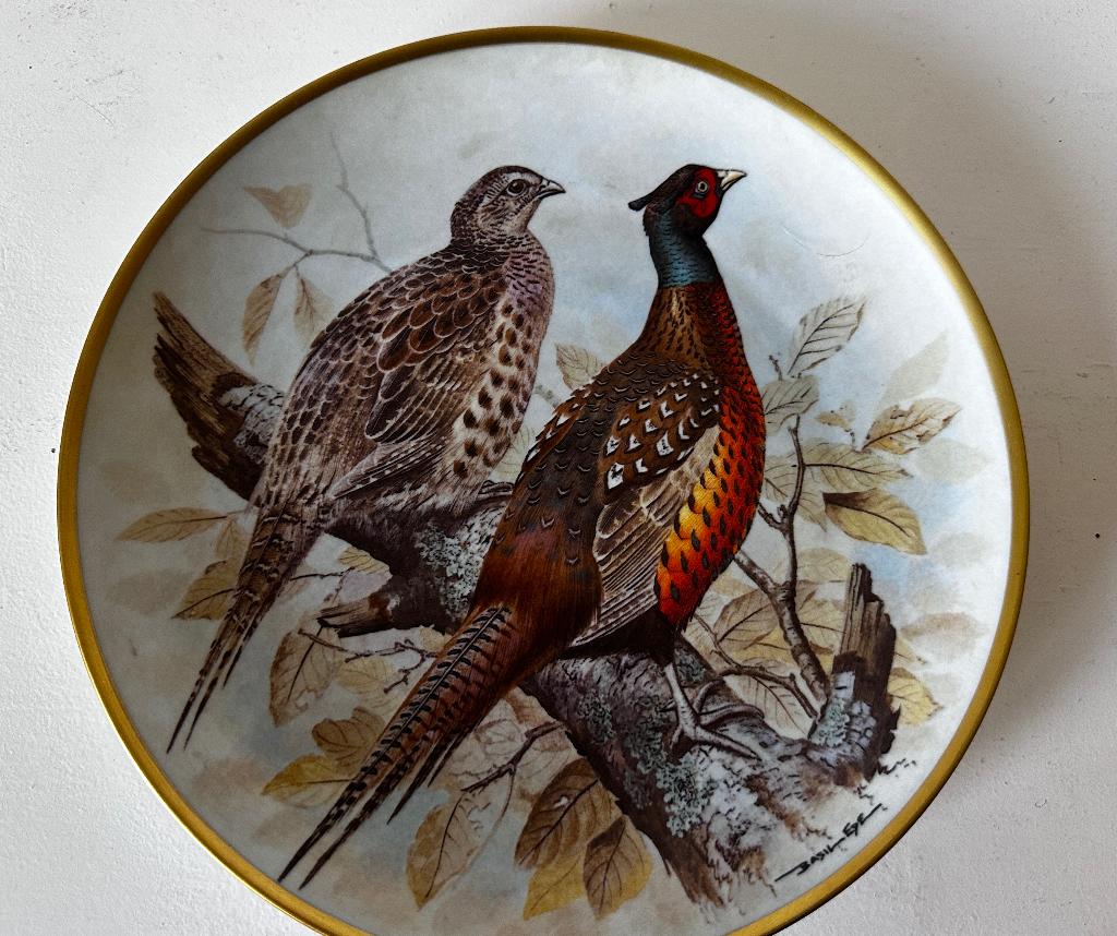 Gamebirds of the world Franklin Porcelain fazant, Ophalen of Verzenden