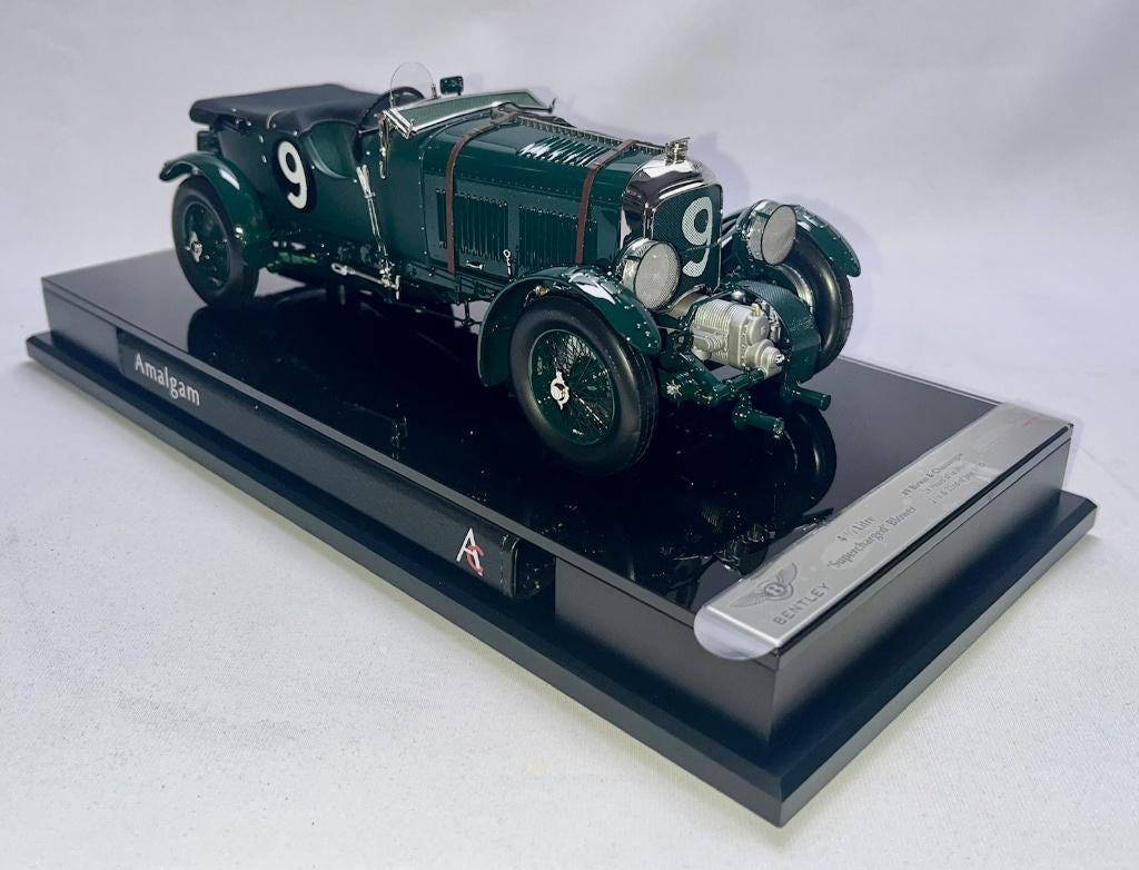 Bentley Blower #9 LeMans 1930 1:18 van Amalgam, Hobby en Vrije tijd, Modelauto's | 1:18, Ophalen of Verzenden, Nieuw, Auto, Overige merken