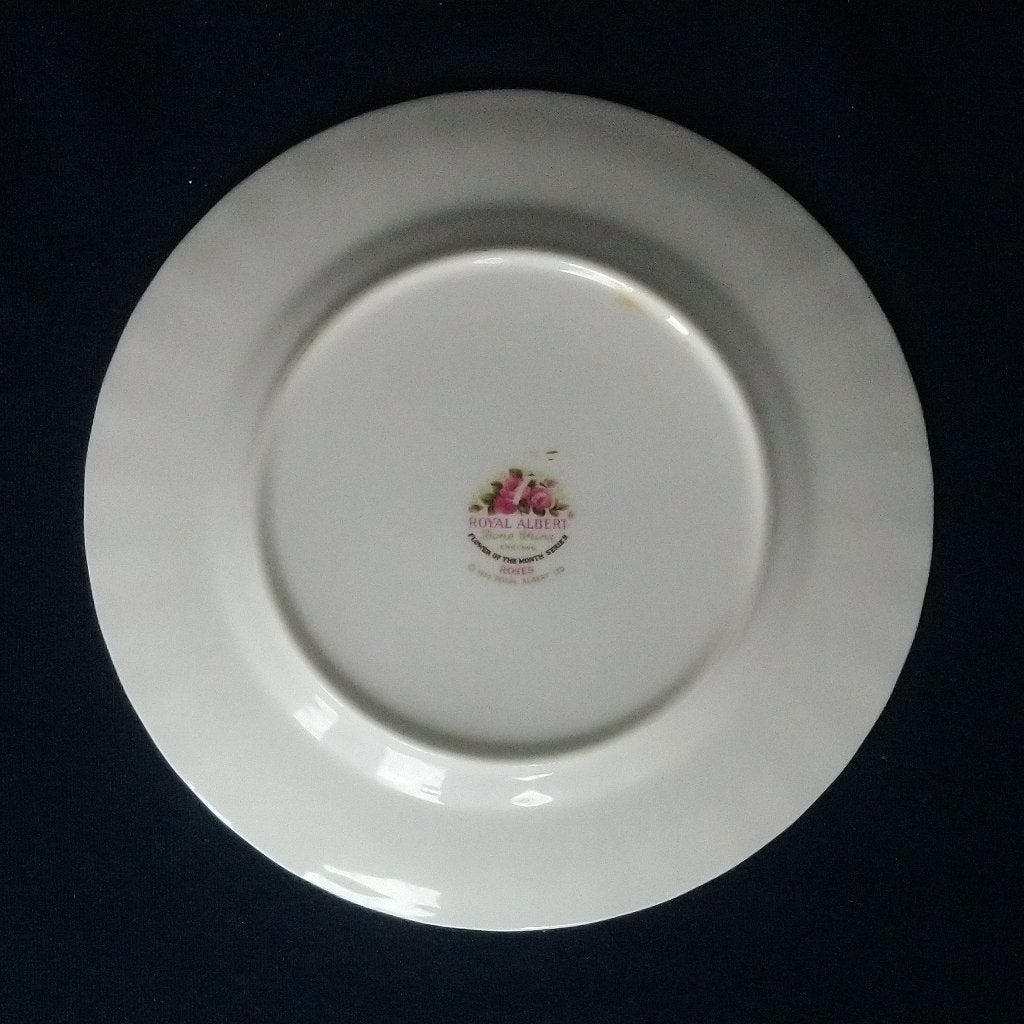 Royal Albert - set van 12 FLOWER OF THE MONTH gebaksbordjes, Ophalen of Verzenden