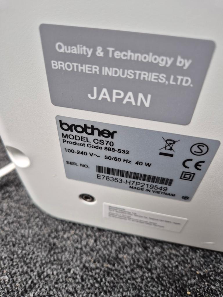 Brother CS70 Computer Naaimachine - Zo goed als nieuw, Ophalen, Zo goed als nieuw, Naaimachine, Brother