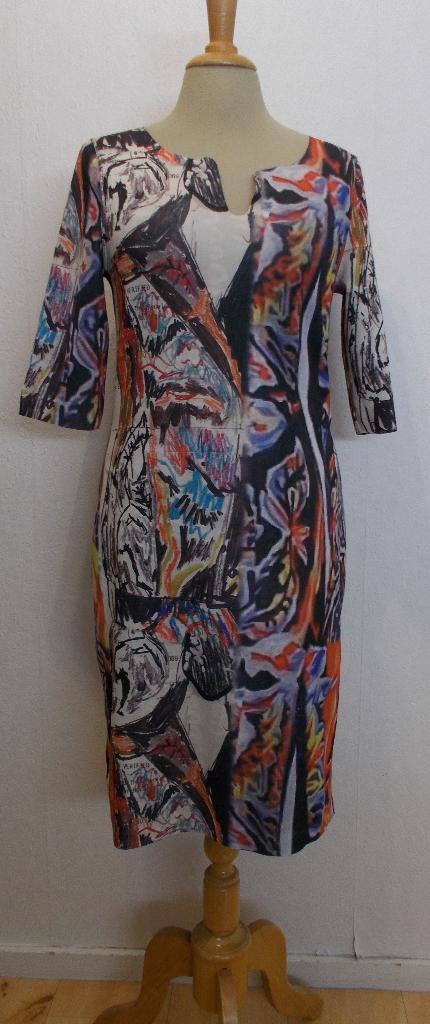 Aparte dubbel zijdig draagbare jurk van Lizzy & Coco! M, Kleding | Dames, Jurken, Maat 38/40 (M), Overige kleuren, Verzenden, Zo goed als nieuw