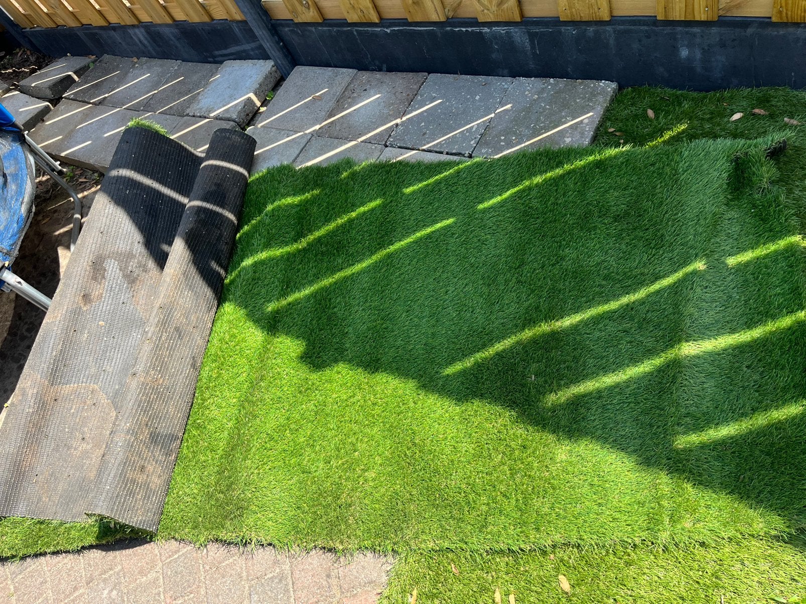 Grote stuk 250cm kunstgratis BIEDEN!, Ophalen of Verzenden, Zo goed als nieuw, 20 m² of meer