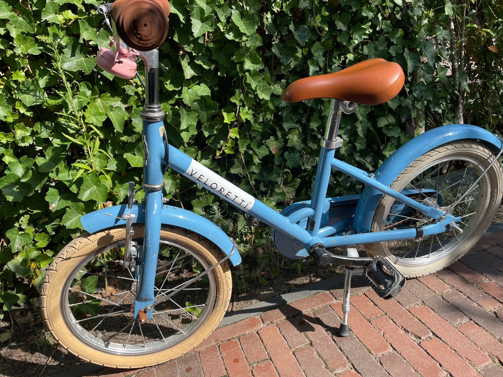 Veloretti 16 inch blauw, Ophalen, Zo goed als nieuw, Terugtraprem, 16 tot 20 inch