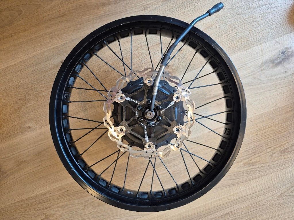 Super73 ZX motor inclusief schijfrem, spaken en velg, Gebruikt, Overige materialen, Ophalen of Verzenden, Motor