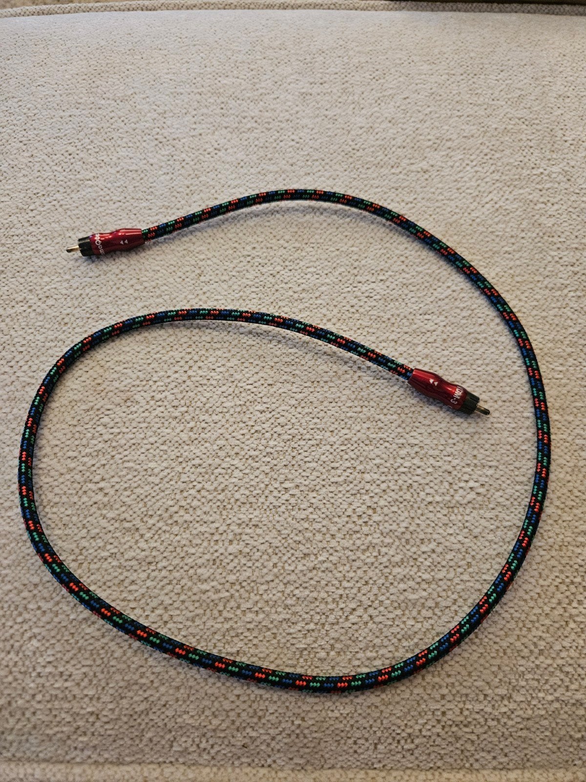 Audioquest VDM-3 Digitale Coax kabel, Audio, Tv en Foto, Audiokabels en Televisiekabels, Ophalen of Verzenden, Zo goed als nieuw