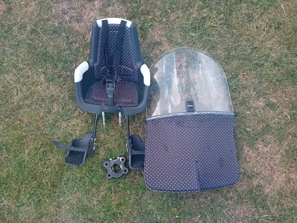 Fietsstoeltje voor, Fietsen en Brommers, Ophalen, Bobike voorzitje, Voorzitje, Gebruikt