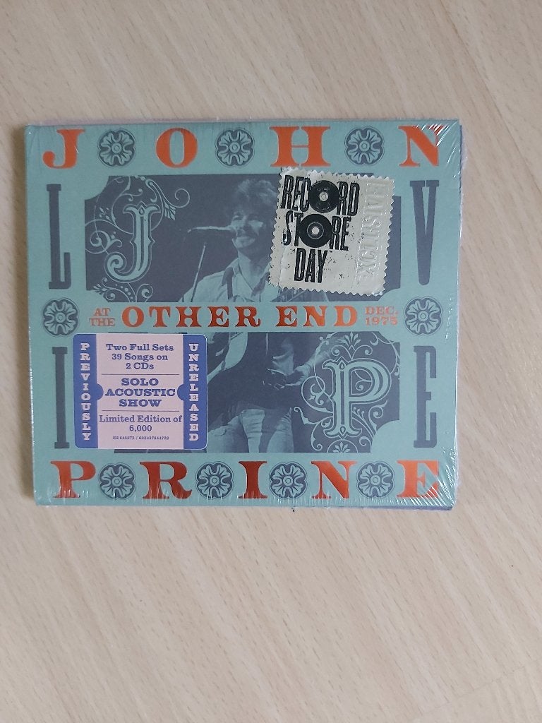 John Prine At the other End Dec1975 2CD (Nieuw, Sealed), Pop, Ophalen of Verzenden, Live-album, Nieuw in verpakking