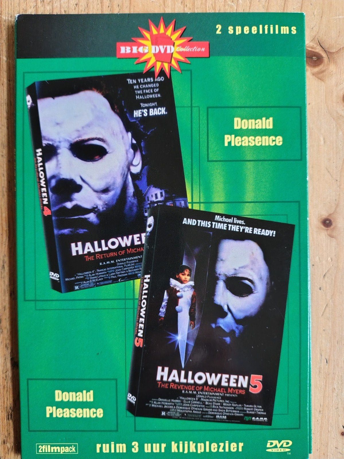 Halloween 4 & 5: The Return & Revenge of Michael Myers DVD, Vanaf 16 jaar, Verzenden, Inclusief doosje, Gebruikt