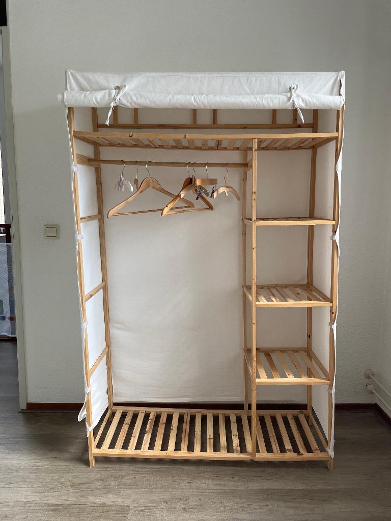 eenvoudige, lichte en functionele kast, Huis en Inrichting, Kasten | Kledingkasten, Gebruikt, 150 tot 200 cm, 100 tot 150 cm, Minder dan 25 cm