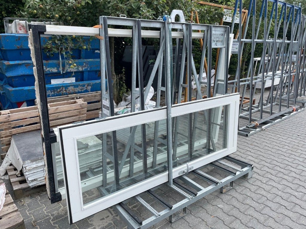 kozijn met deur en zijlicht, Ophalen, Gebruikt, 150 tot 225 cm, Info@deverandaspecialist.com
