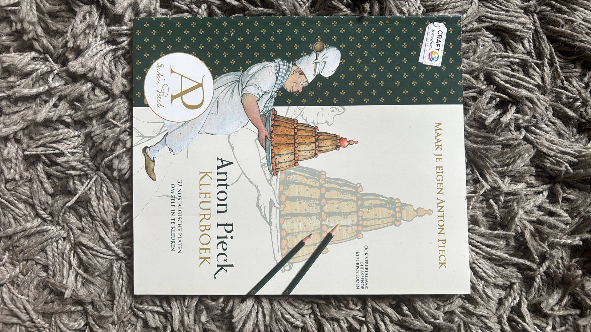 Nieuw Anton pieck kleuboek, Postzegels en Munten, Ophalen of Verzenden