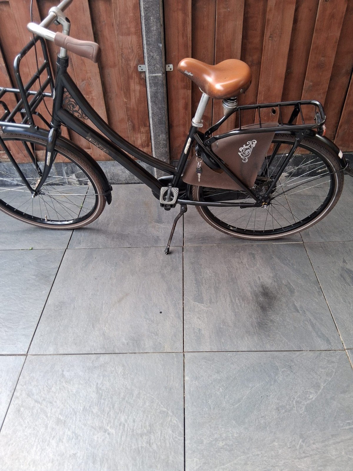 Sparta Country Tour Damesfiets - Zwart, Ophalen, Terugtraprem, Sparta, 53 tot 56 cm