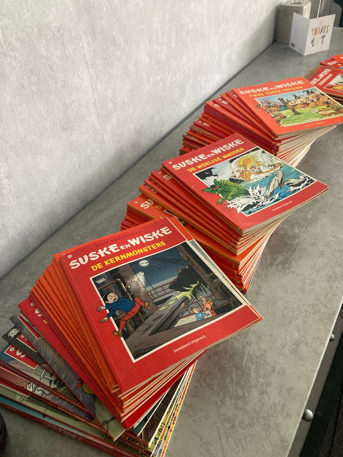 Suske en Wiske stripboeken - Oude, ongelezen exemplaren, Meerdere stripboeken, Ophalen, Gelezen