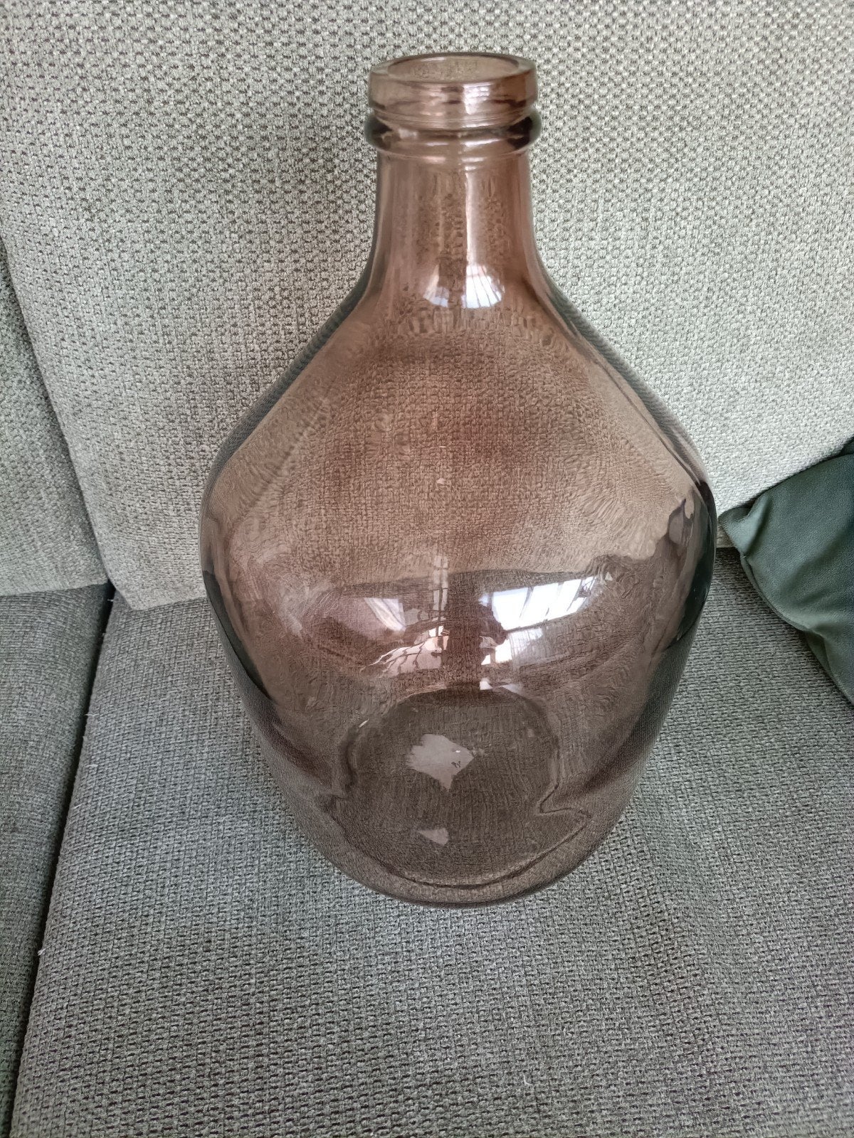 GLAZEN VAAS, HOOGTE 40 CM, Ophalen, Gebruikt, Glas, 40 cm