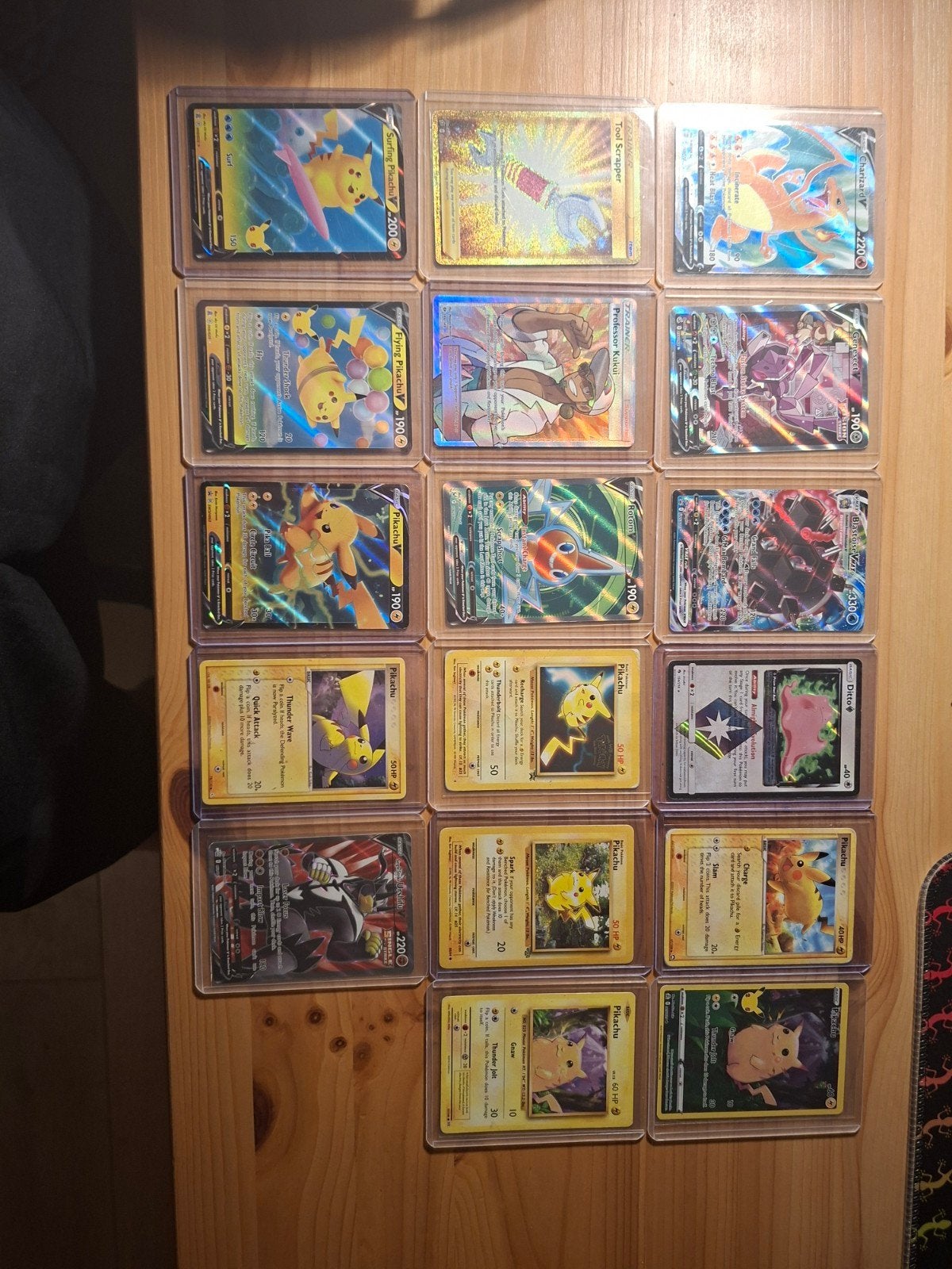 Pokémon kaarten, Alles in 1 keer., Ophalen of Verzenden, Zo goed als nieuw, Meerdere kaarten, Foil