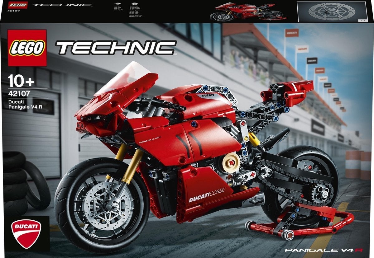 LEGO Technic Ducati Panigale V4 R 42107, Ophalen, Lego, Nieuw, Complete set
