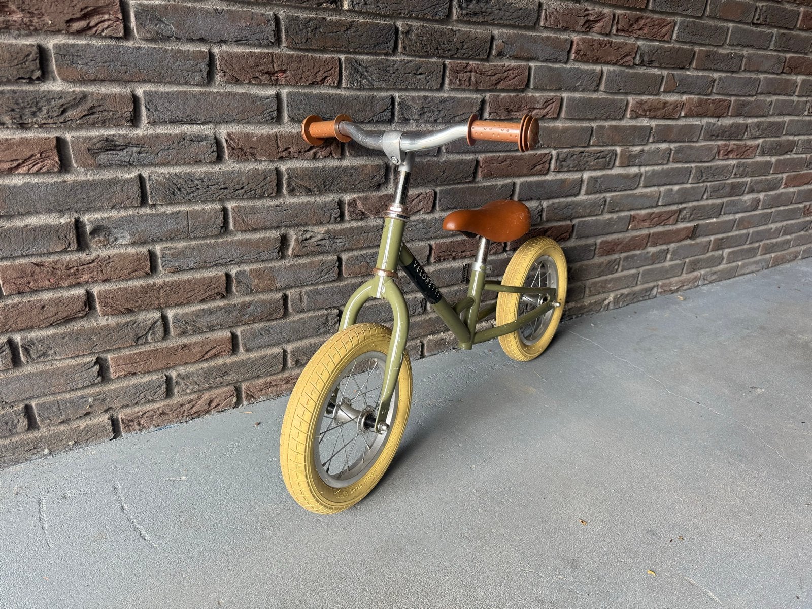 Veloretti Loopfiets Groen - Perfect voor de kleintjes!, Kinderen en Baby's, Speelgoed | Buiten | Voertuigen en Loopfietsen, Ophalen of Verzenden