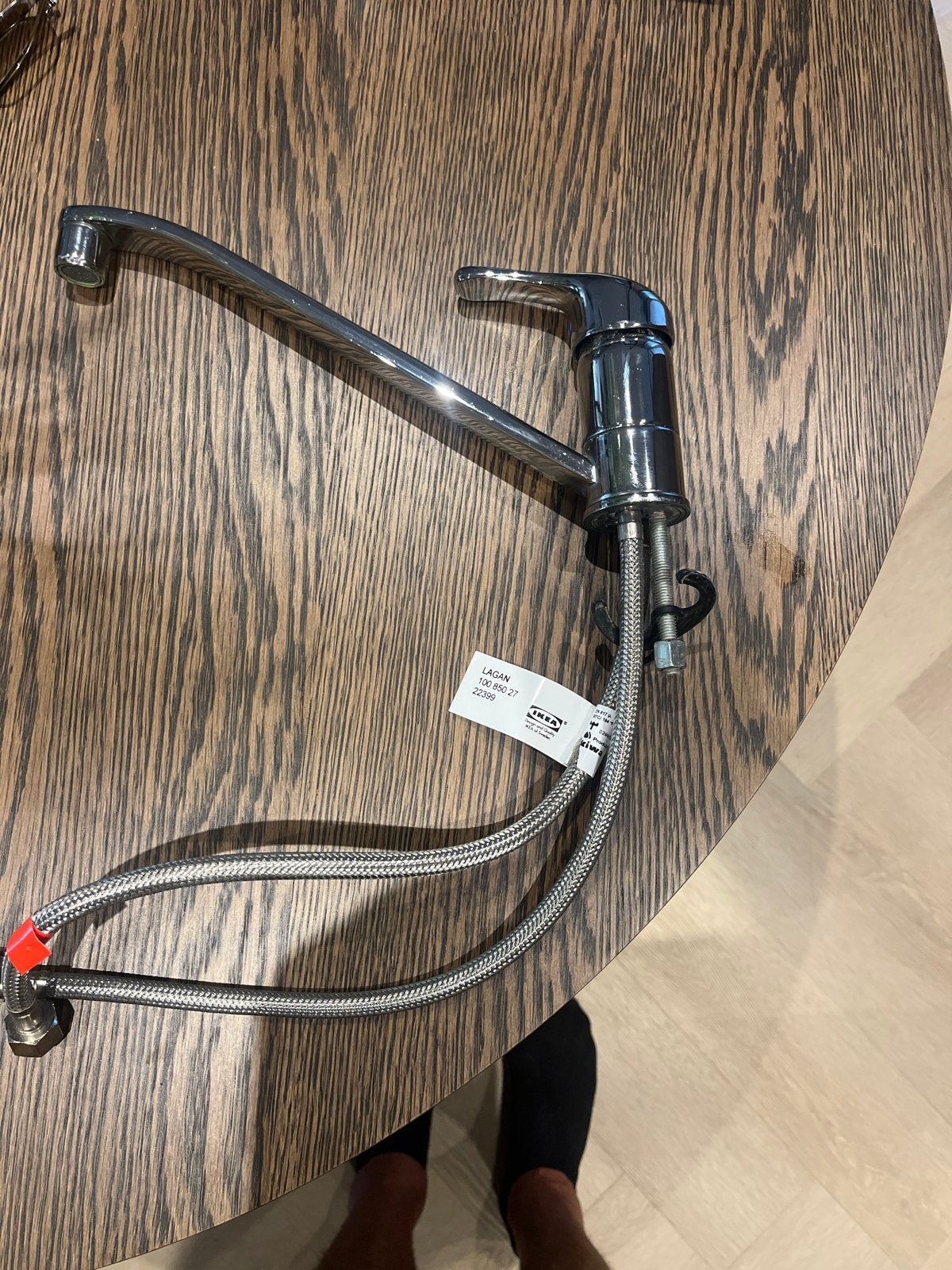 IKEA LAGAN Keukenkraan, Ophalen, Gebruikt, Chroom, Kraan