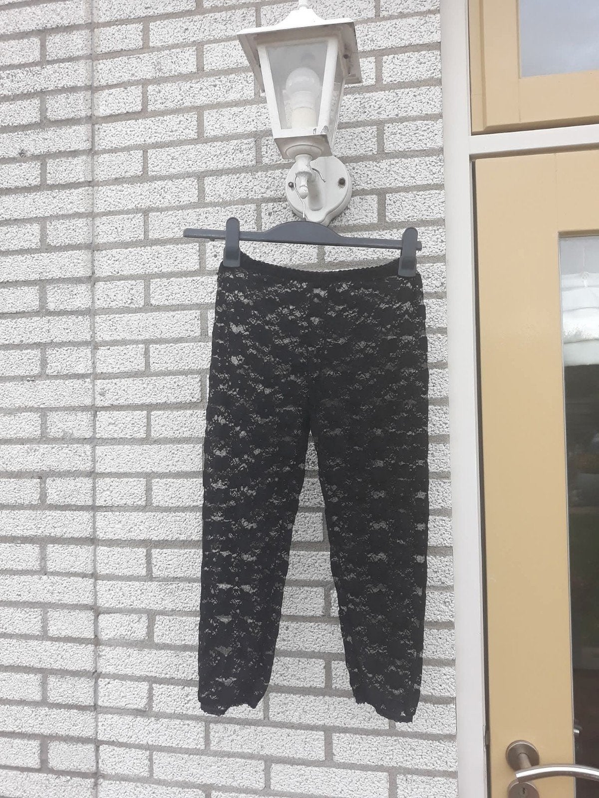 Legging/panty van kant zwart maat s nieuw driekwart model., Kleding | Dames, Legging, Maat 36/38 (S), Zwart, Nieuw