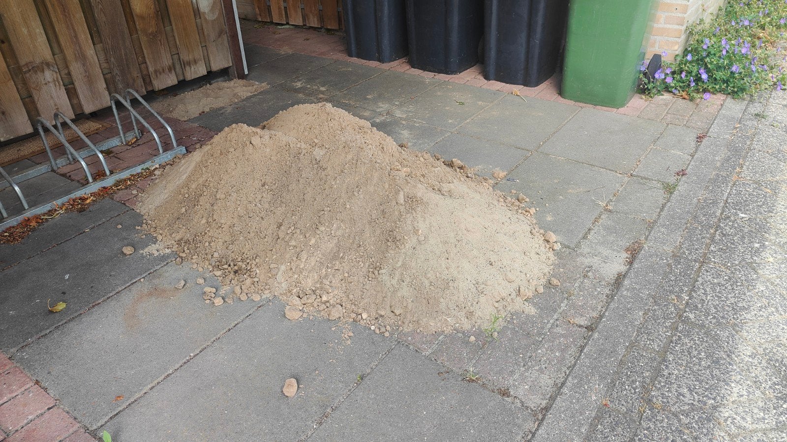 Gratis wit zand, Tuin en Terras, Ophalen, Gebruikt, Ophoogzand