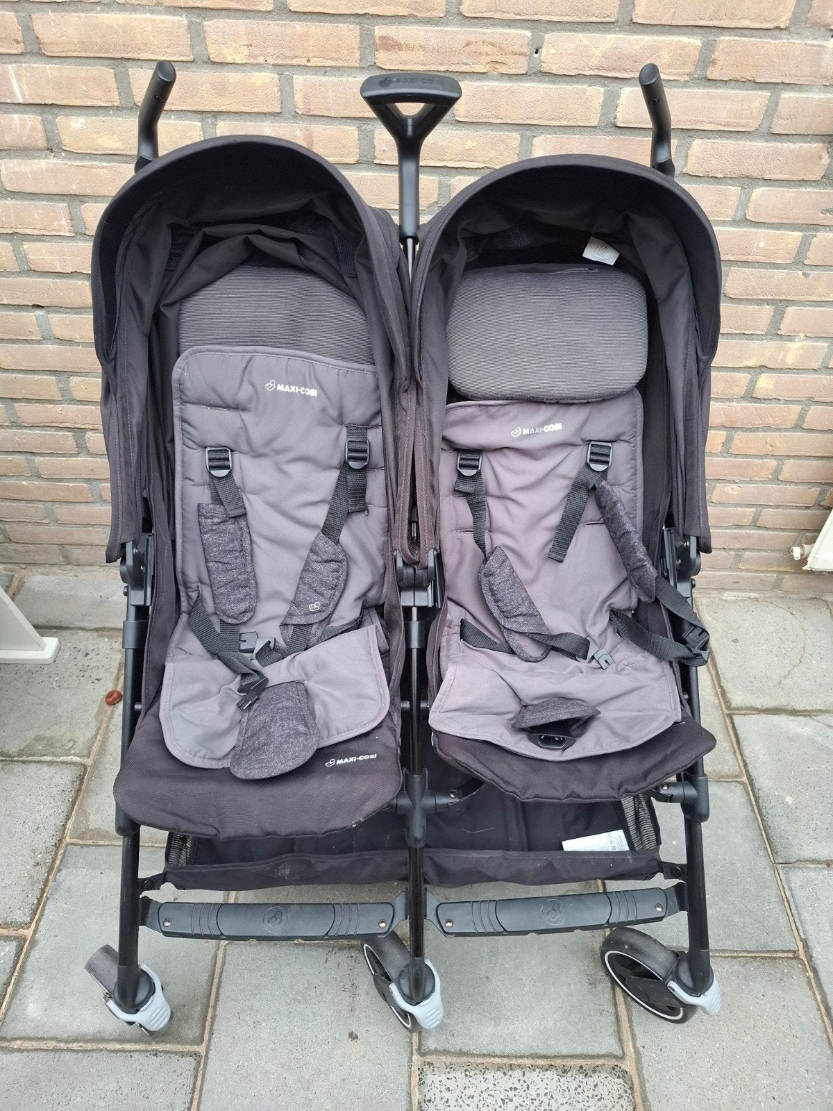Maxi-Cosi Dana For2 Duowagen - Zwart, Ophalen of Verzenden, Gebruikt, Maxi-Cosi, Duomodel