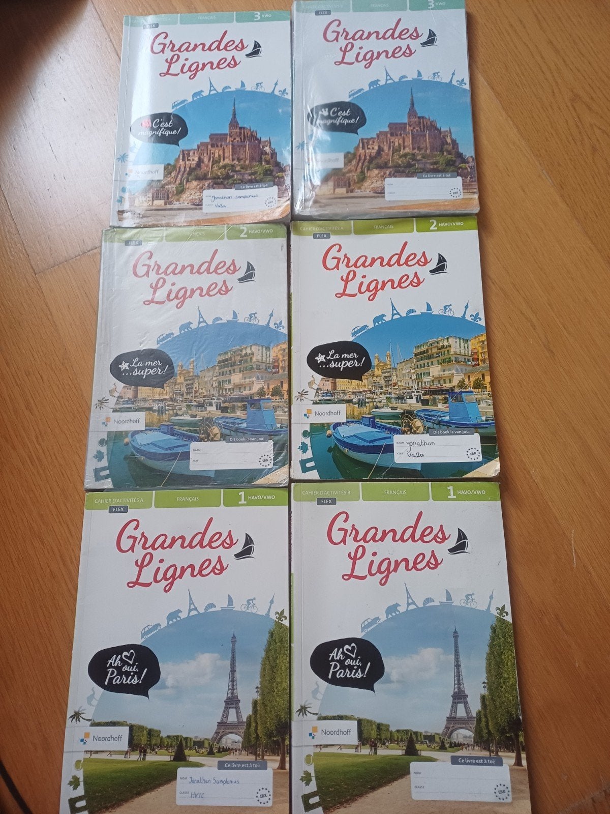 Franse schoolboeken Grandes Lignes HAVO/VWO, Ophalen of Verzenden, Gelezen, VWO, Frans