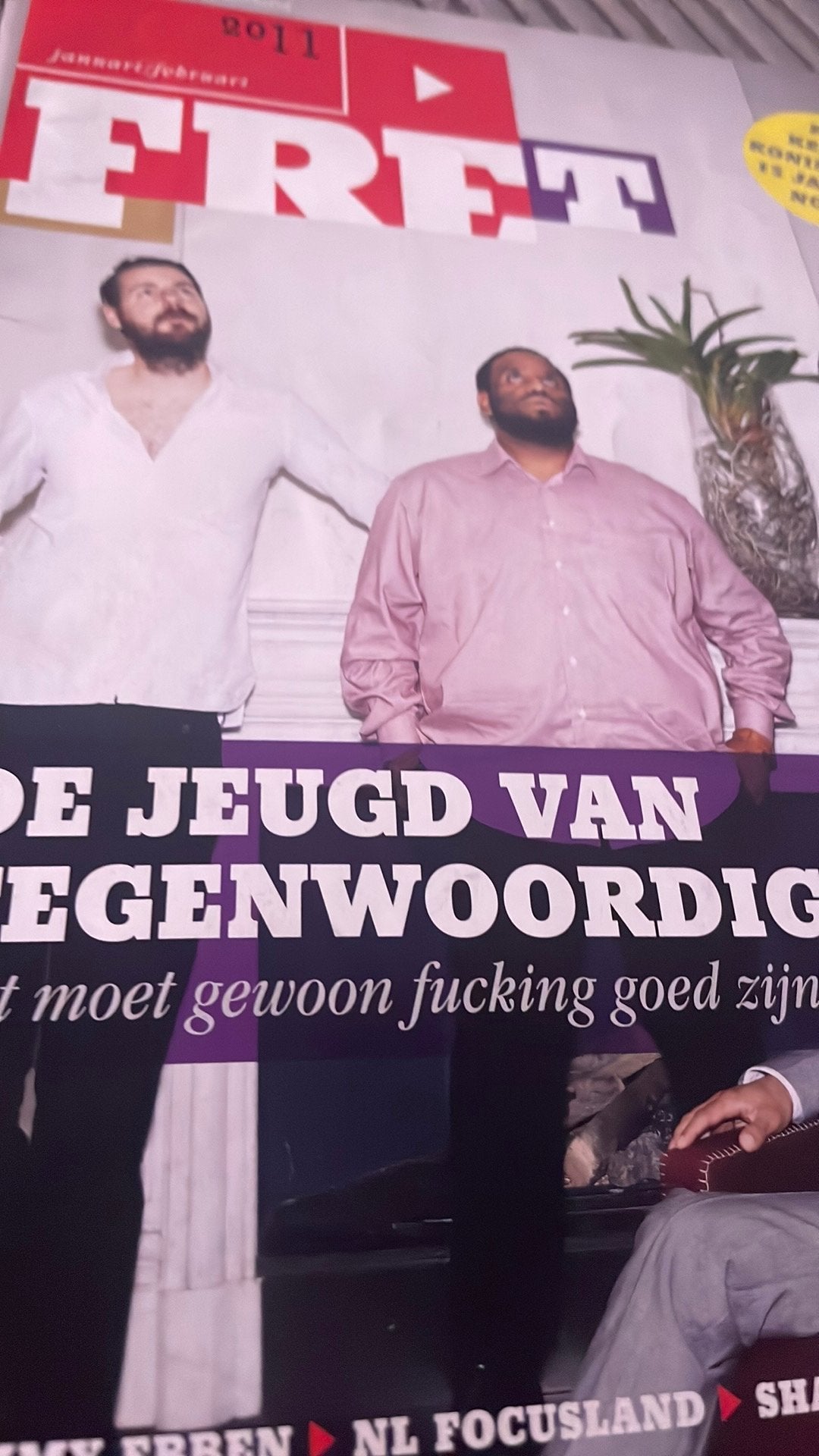 Jeugd van Tegenwoordig interview in Muziekblad Fret, Ophalen of Verzenden, Zo goed als nieuw