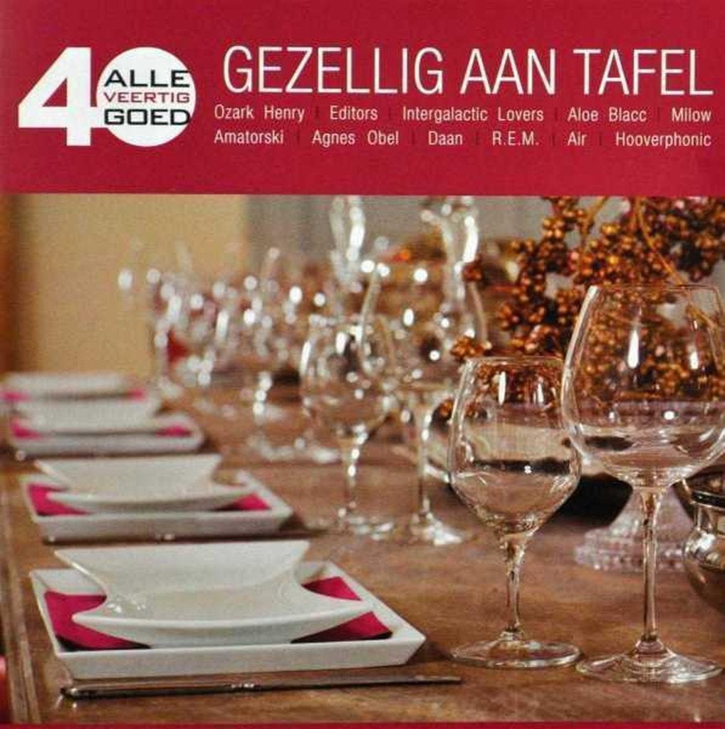 V/a -  Alle 40 Goed - Gezellig Aan Tafel  New 2-cd in seal, Cd's en Dvd's, Verzenden, Nieuw in verpakking, Pop