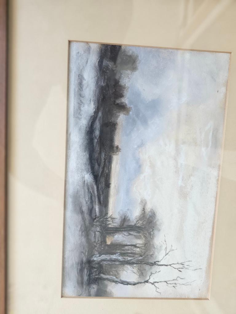 Gesigneerde pasteltekeningen C.M. van Rooy - Landschappen, Antiek en Kunst, Kunst | Schilderijen | Klassiek, Ophalen of Verzenden