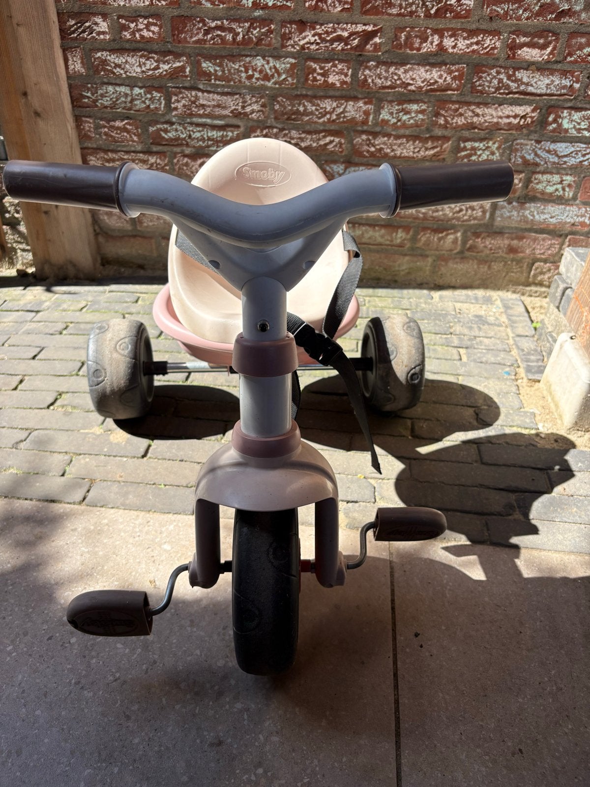 Smoby driewieler voor kinderen - roze/wit, Ophalen, Gebruikt