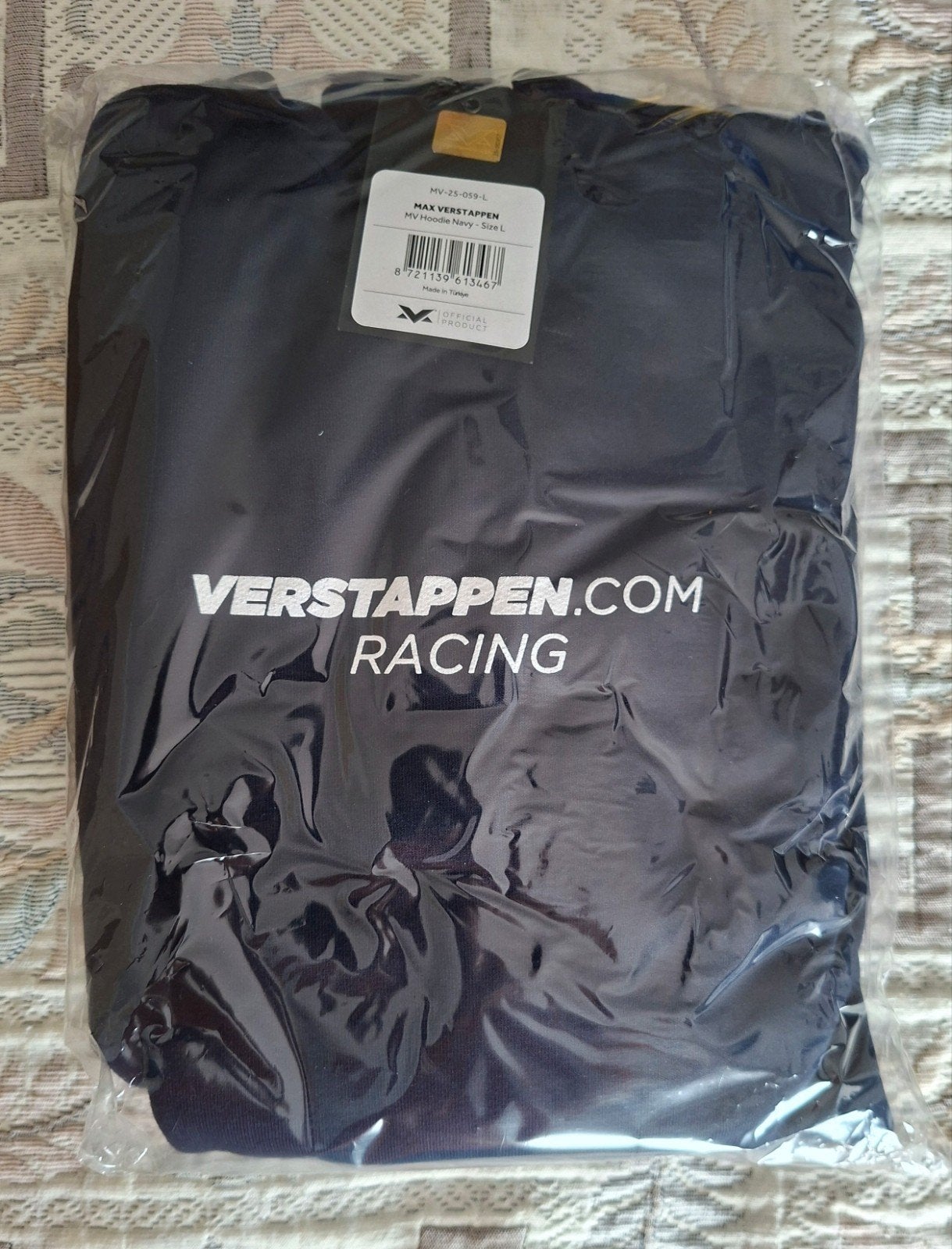 Max Verstappen GT3 Hoodie maat L, Ophalen of Verzenden, Nieuw, Maat 52/54 (L), Blauw