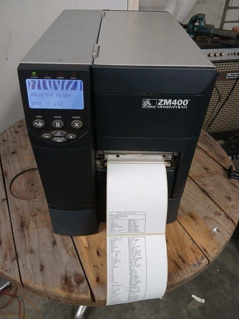 Zebra ZM400 Labelprinter - Zo goed als nieuw, Computers en Software, Labelprinters, Zo goed als nieuw, Etiket, Tape-label, Ophalen of Verzenden