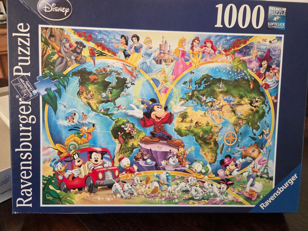 Ravensburger Disney Legpuzzel 1000 stukjes, Ophalen of Verzenden, 500 t/m 1500 stukjes, Zo goed als nieuw, Legpuzzel