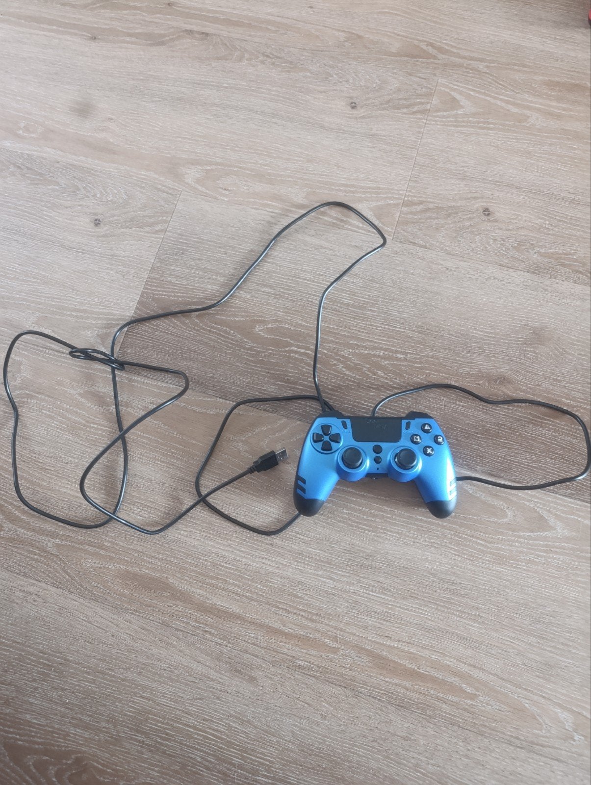 steelplay blauwe ps4 controller, Ophalen of Verzenden, Zo goed als nieuw, Controller, PlayStation 4