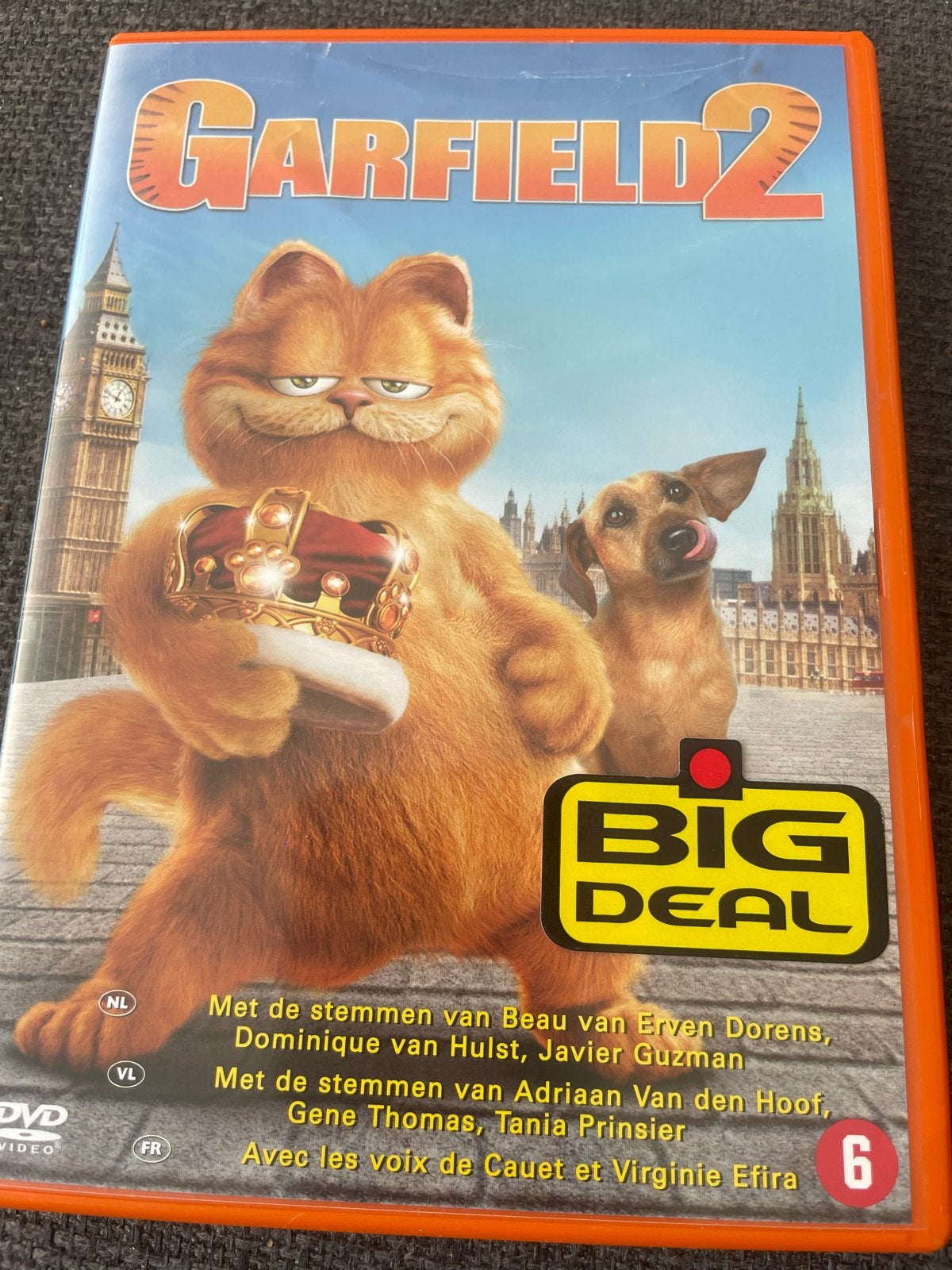 Garfield 2: Een Koninklijk Avontuur op DVD, Cd's en Dvd's, Nederlands, Komedie, Vanaf 6 jaar, Film