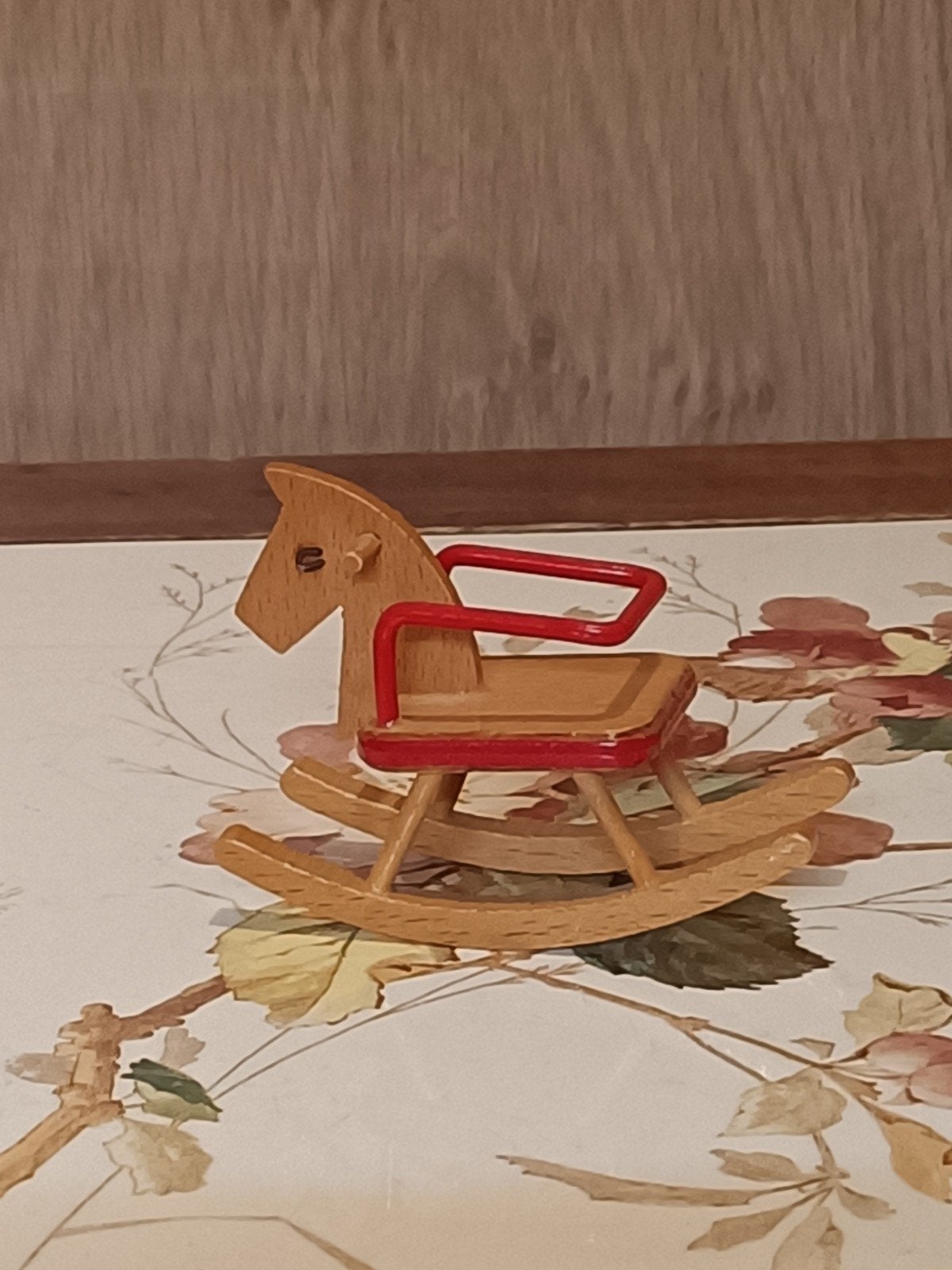 Vintage Bodo Hennig hobbel paardje poppenhuis jaren '70, Ophalen of Verzenden, Gebruikt, Poppenhuis
